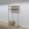 Επιτοίχια σύνθεση καταστήματος με κολόνα Stability Inox - 100-STSYNTH-002